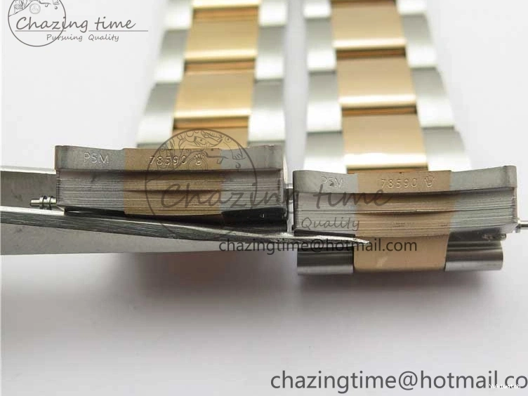 126281 Bracelet BP Gray DateJust Oyster 1:1 Best on Edition Maker RG SS 36 Roman Dial 0417